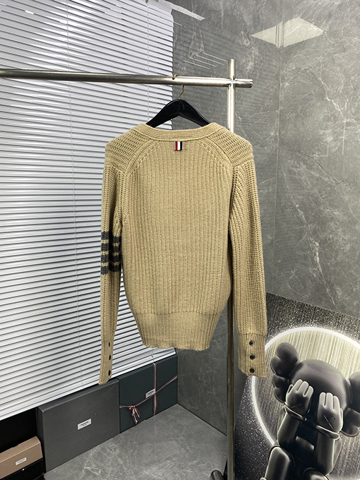 トムブラウン  新しい厚い元宝針カーディガンコート