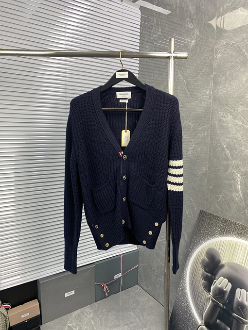 トムブラウン  新しい厚い元宝針カーディガンコート