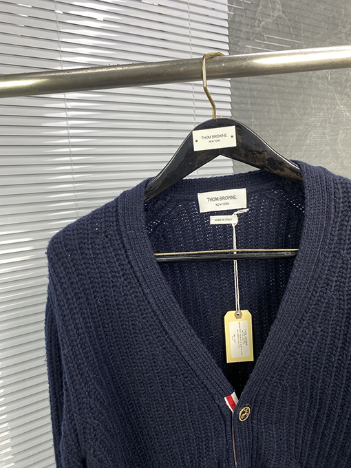 トムブラウン  新しい厚い元宝針カーディガンコート