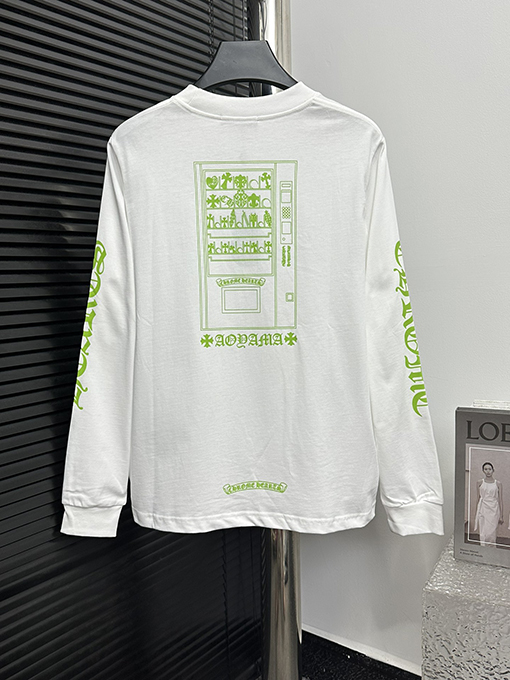 クロムハーツ ラウンドネック長袖Tシャツ