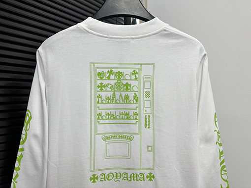 クロムハーツ ラウンドネック長袖Tシャツ
