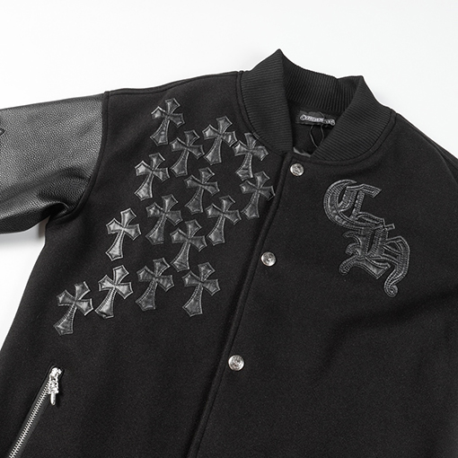 クロムハーツ 新し革刺繍のベースボール服