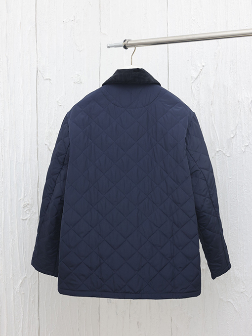 プラダスーパーコピー 新しい三角マーク菱格コーデュロイ襟綿服コート