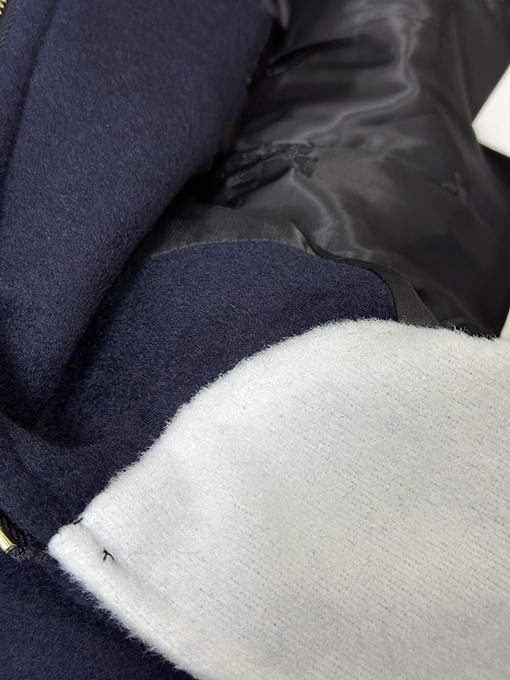 セリーヌ 24Fw ウールステッチバック刺繍コート