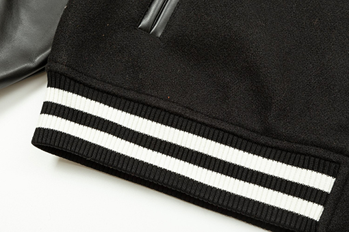 バーバリースーパーコピー アルファベット刺繍ステッチベースボールジャージジャケット