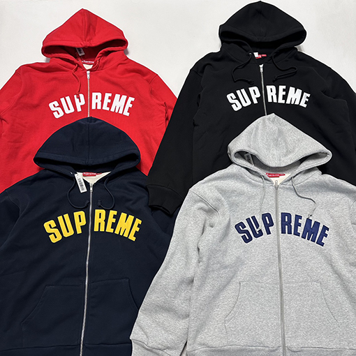シュプリーム スーパーコピー SUPREME ステッカー付きフリースパーカー