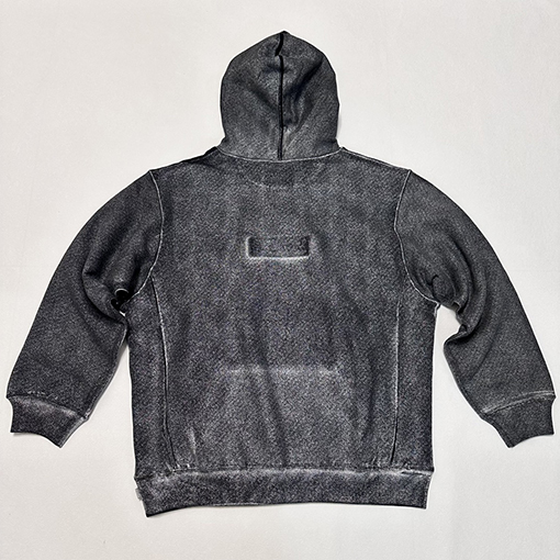 シュプリーム x MM6 Maison Margiela コラボペイントフード付きフリースパーカー