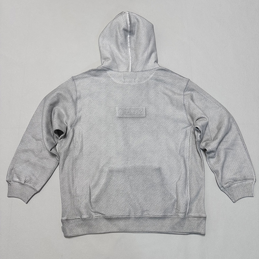 シュプリーム x MM6 Maison Margiela コラボペイントフード付きフリースパーカー