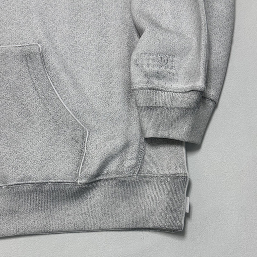 シュプリーム Supreme x MM6 Maison Margiela コラボファッションペイントフード付きフリースパーカー