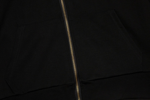 ルイヴィトン パールジッパー刺繍パーカー