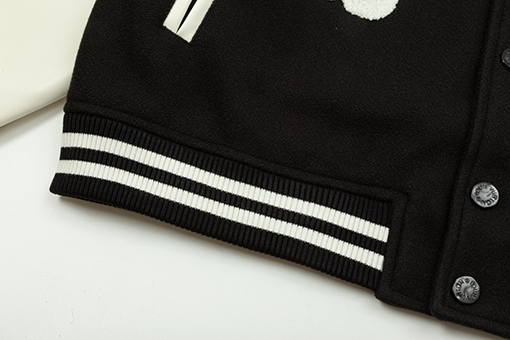 ルイヴィトン アルファベット刺繍ステッチベースボールジャージジャケット