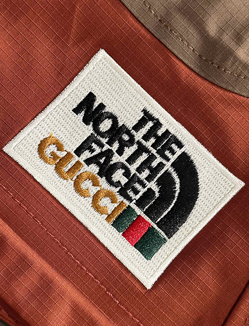 Gucci X North Face ジップアップフード付きトレンチコートジャケット
