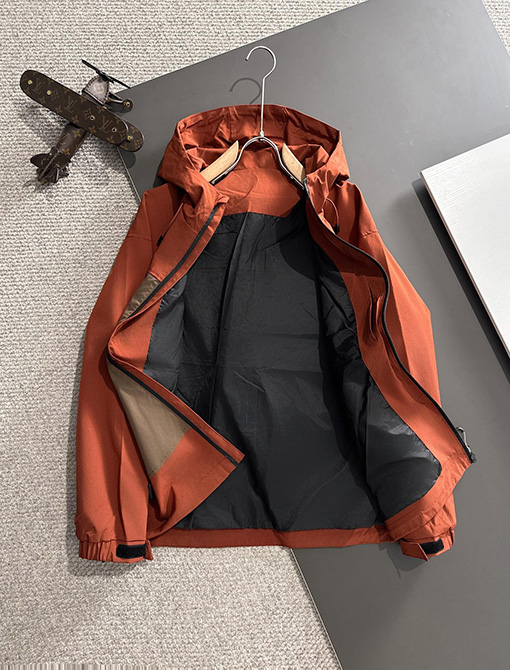 Gucci X North Face ジップアップフード付きトレンチコートジャケット