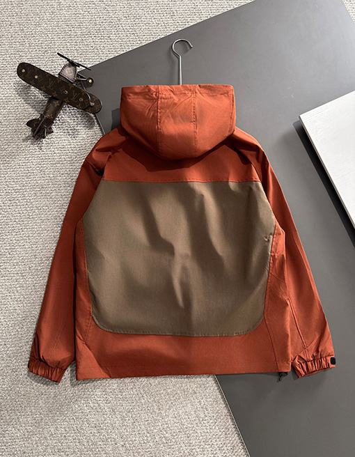 Gucci X North Face ジップアップフード付きトレンチコートジャケット