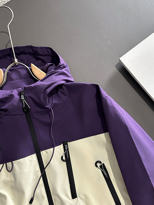 Gucci X North Face ジップアップフード付きトレンチコートジャケット