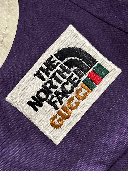 Gucci X North Face ジップアップフード付きトレンチコートジャケット