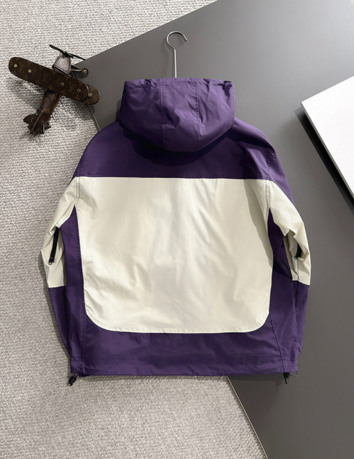 Gucci X North Face ジップアップフード付きトレンチコートジャケット