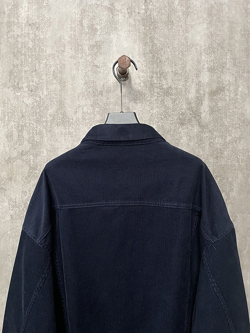 プラダ 24fw メタルバックルコーデュロイジャケット