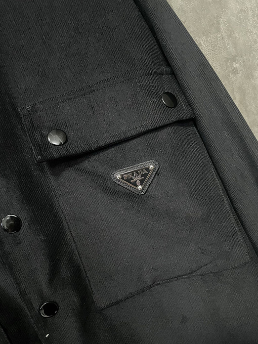 プラダスーパーコピー 24fw コーデュロイシャツジャケット