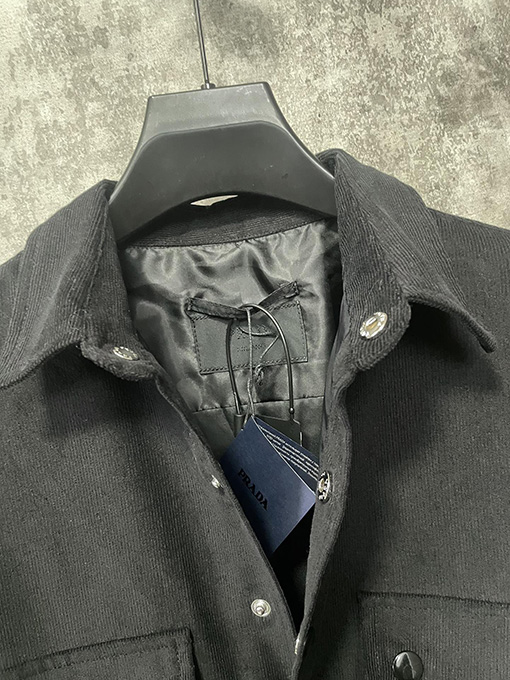 プラダスーパーコピー 24fw コーデュロイシャツジャケット