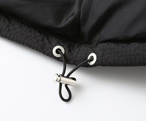 プラダ ストライプジッパーアルファベットダウンジャケット
