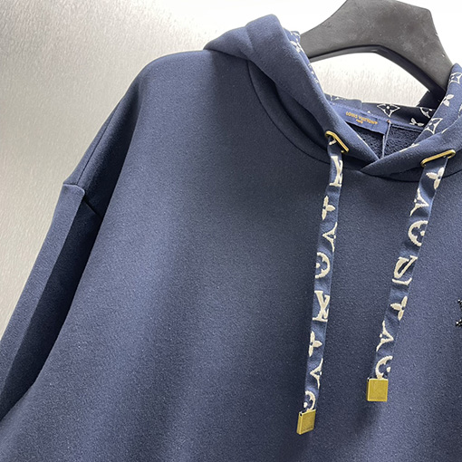 ルイヴィトン スキーシリーズ金属紐綿フード付きスウェット