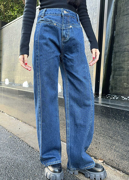 ロエベ レディース タオル刺繍ロゴデニムパンツ