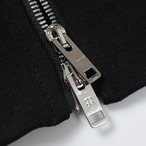 ジバンシイ 新しいロックダブルプルヘッド重工業フリースジッパーコート