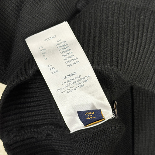 ルイヴィトン 胸のクラシックな双龍刺繍ニットセーター