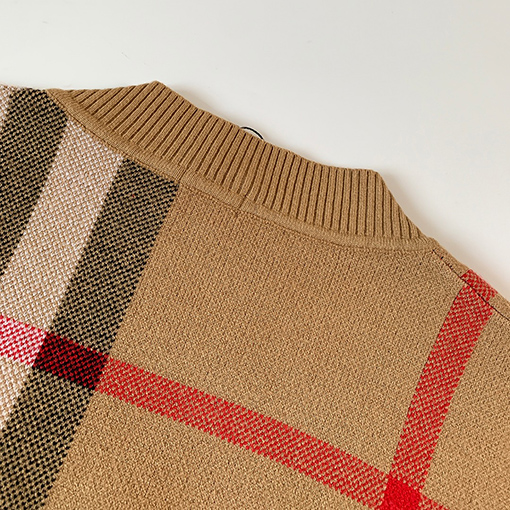 バーバリー コピー BURBERRYストライプニットカーディガン