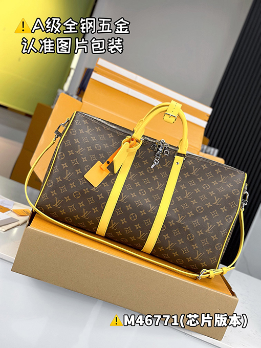 ルイヴィトンスーパーコピー KEEPALL BANDOULIÈRE 50  大容量トラベルバッグ M46771
