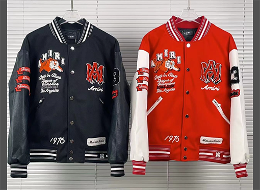アミリ AMIRI メンズ アウター スタジャン ジャケット マルチワッペン