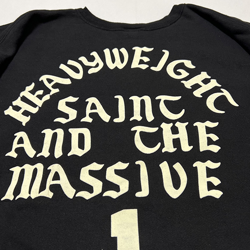 セント マイケル スウェットTシャツ スーパーコピー SAINT Mxxxxxx CREW SWT/IT'S SAINT/BLK