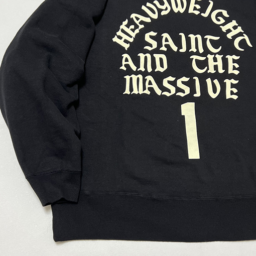 セント マイケル スウェットTシャツ スーパーコピー SAINT Mxxxxxx CREW SWT/IT'S SAINT/BLK