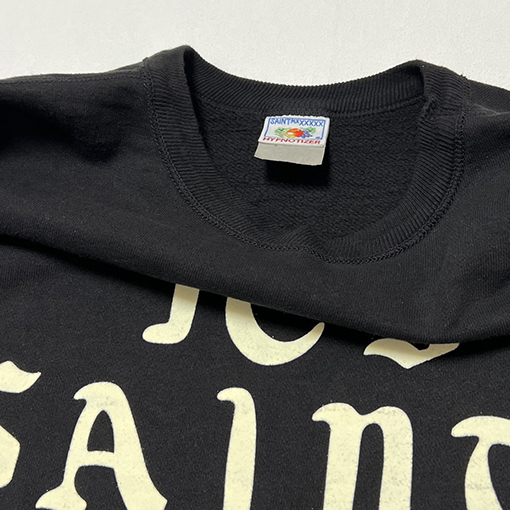 セント マイケル スウェットTシャツ スーパーコピー SAINT Mxxxxxx CREW SWT/IT'S SAINT/BLK