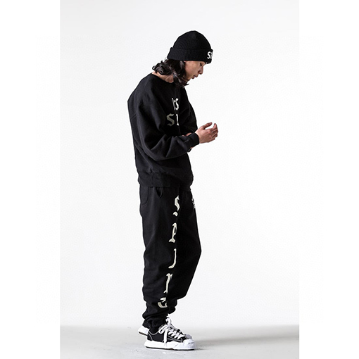  セント マイケル スウェットパンツスーパーコピー SAINT Mxxxxxx CREW SWT/IT'S SAINT/BLK
