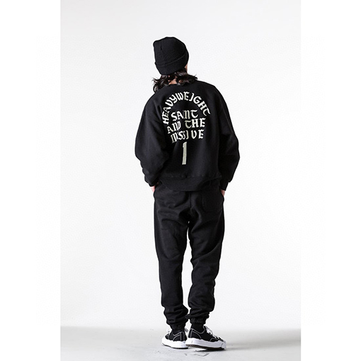  セント マイケル スウェットパンツスーパーコピー SAINT Mxxxxxx CREW SWT/IT'S SAINT/BLK