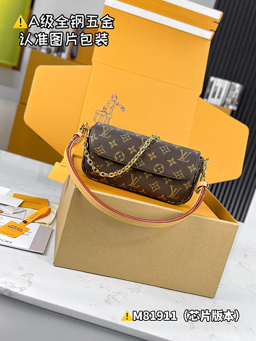 ルイヴィトン WALLET ON CHAIN IVYファッションハンドバッグM81911