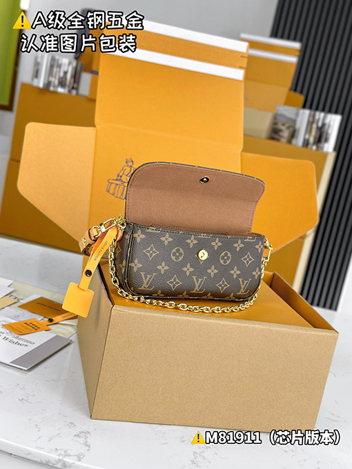 ルイヴィトン WALLET ON CHAIN IVYファッションハンドバッグM81911