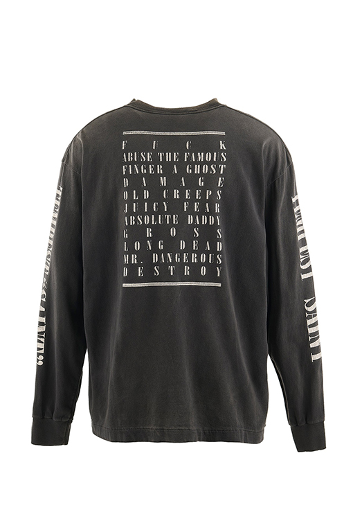 セント マイケル長袖 Tシャツ コピー TEE/TEMPEST/BLK 'TEMPEST SAINT'