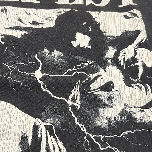 セント マイケル長袖 Tシャツ コピー TEE/TEMPEST/BLK 'TEMPEST SAINT'
