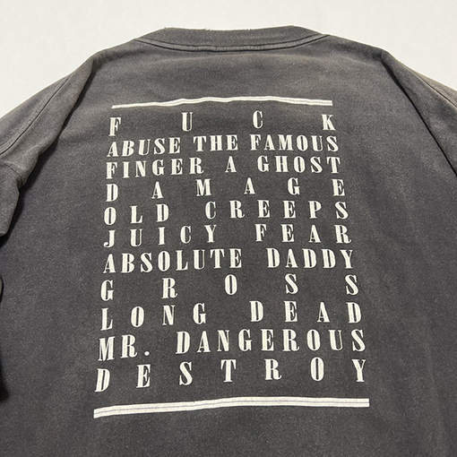 セント マイケル長袖 Tシャツ コピー TEE/TEMPEST/BLK 'TEMPEST SAINT'