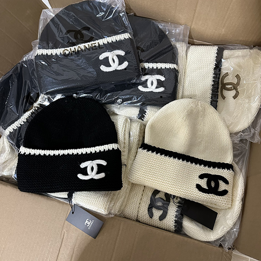 シャネル  ファッションウールニット帽