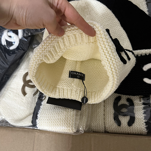 シャネル  ファッションウールニット帽