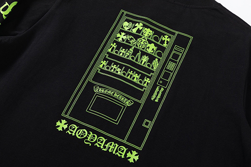 クロムハーツスーパーコピー クルーネックウォッシュプリント長袖Tシャツ