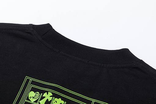 クロムハーツスーパーコピー クルーネックウォッシュプリント長袖Tシャツ