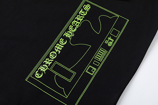 クロムハーツスーパーコピー クルーネックウォッシュプリント長袖Tシャツ