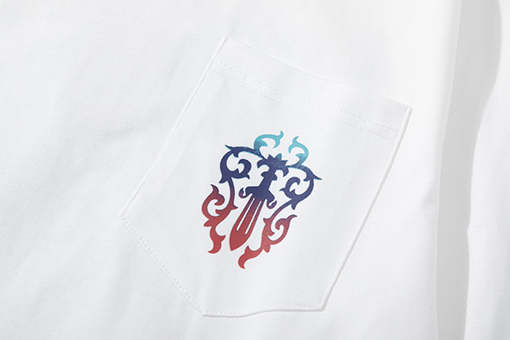 クロムハーツコピー ファッションクルーネックプリント長袖Tシャツ