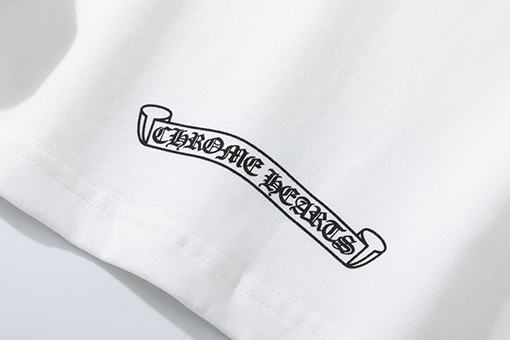 クロムハーツコピー ファッションクルーネックプリント長袖Tシャツ