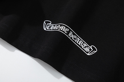 クロムハーツコピー ファッションクルーネックプリント長袖Tシャツ